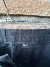 Load image into Gallery viewer, 34| Black Carhartt Double Knee Jeans
