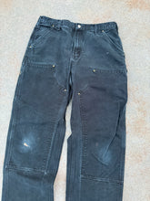 Load image into Gallery viewer, 34| Black Double Knee Carhartt Pants
