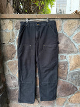 Load image into Gallery viewer, 34| Black Carhartt Double Knee Jeans
