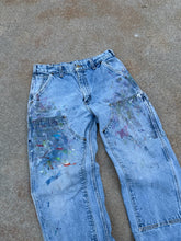 Load image into Gallery viewer, 32| Paint splatter Carhartt double knees

