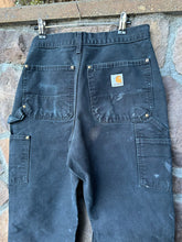 Load image into Gallery viewer, 31| Black Double Knee Carhartt Pants
