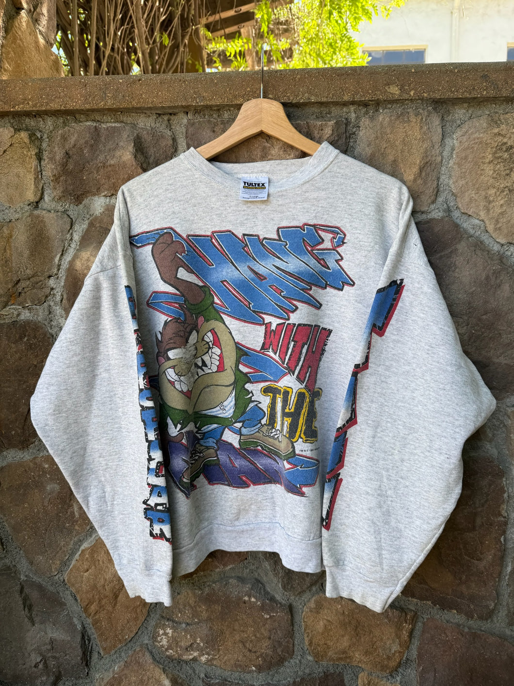 XL| Hang With The Man Taz Crewneck