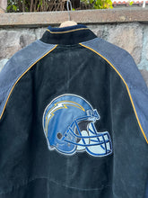 Load image into Gallery viewer, L| 90’s San Diego Chargers Suede Leather Jacket
