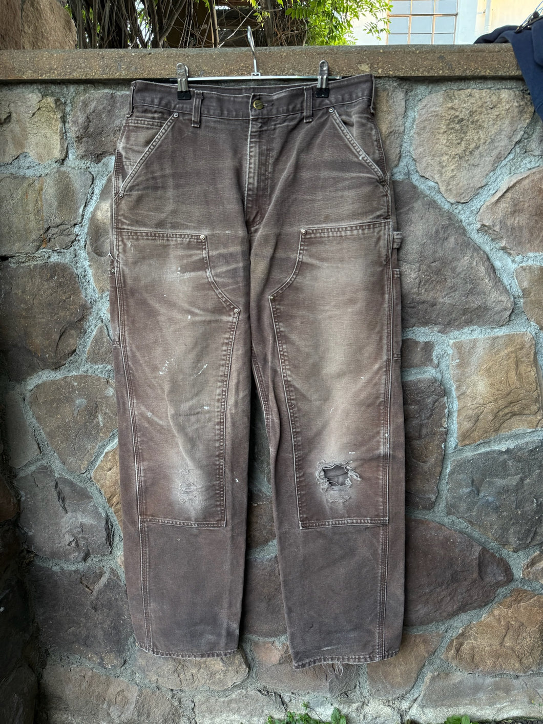 33| Brown Carhartt Double Knee Jeans