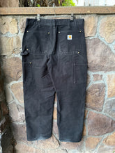 Load image into Gallery viewer, 34| Black Carhartt Double Knee Jeans
