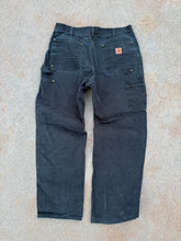 Load image into Gallery viewer, 34| Black Double Knee Carhartt Pants
