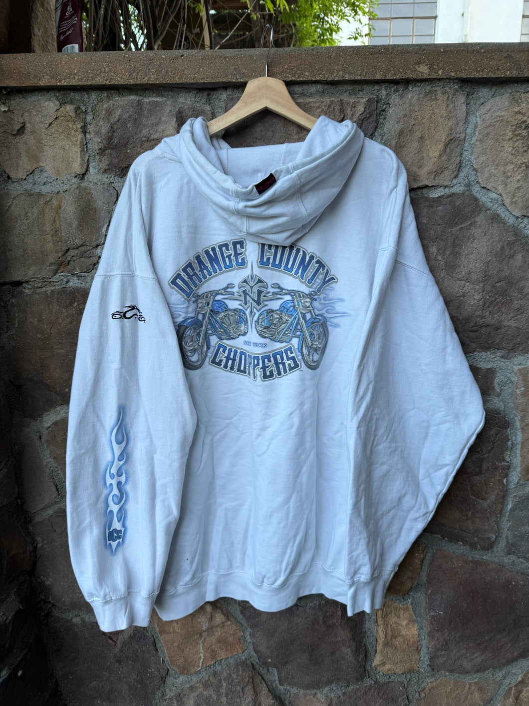XXL| White Orange County Choppers Hoodie