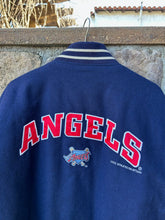 Load image into Gallery viewer, L|90’s Logo Athletic Angels Varsity Jacket
