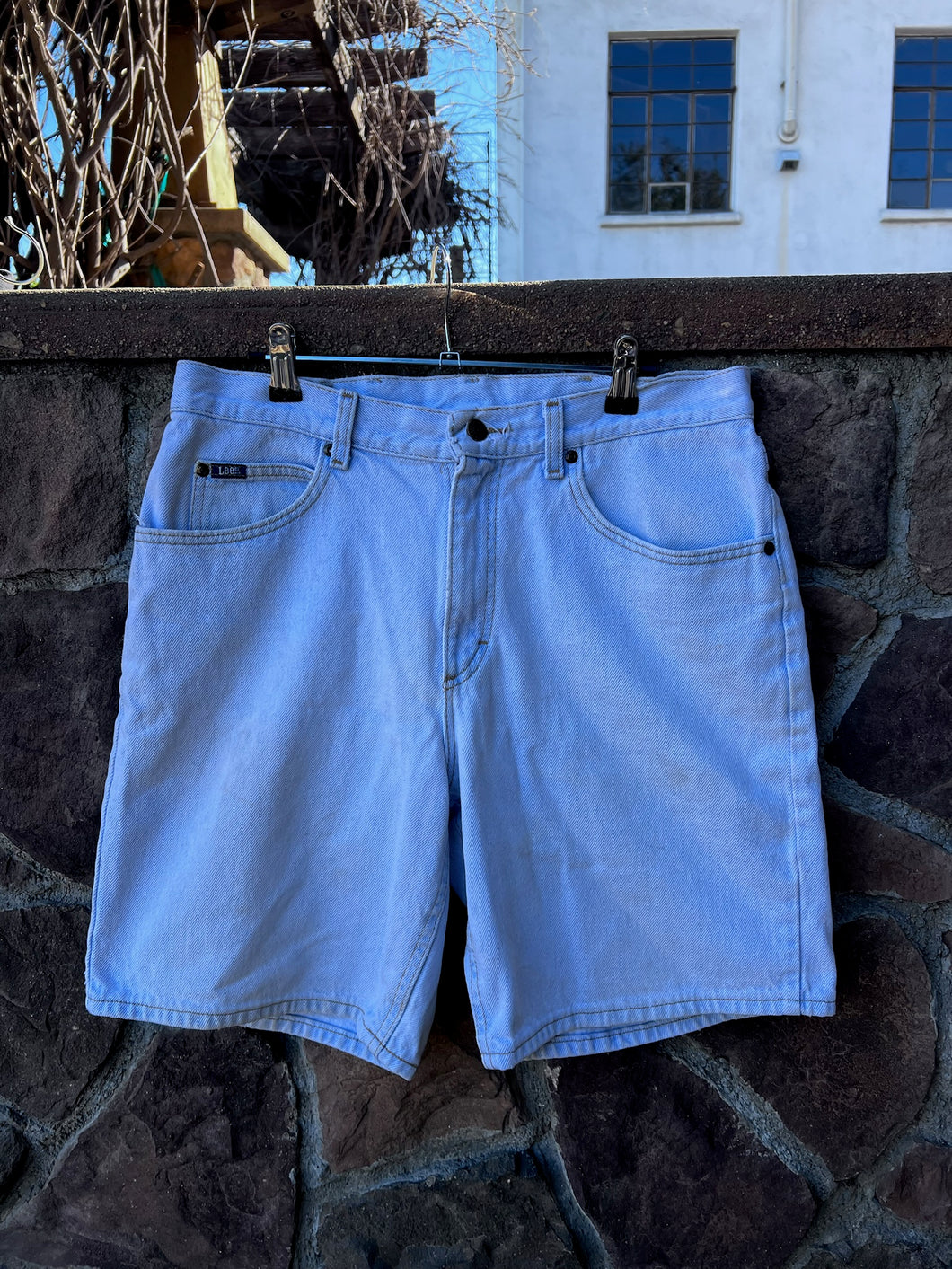 32|White Lee Jorts