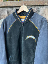 Load image into Gallery viewer, L| 90’s San Diego Chargers Suede Leather Jacket
