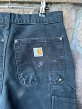 Load image into Gallery viewer, 31| Black Double Knee Carhartt Pants
