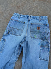 Load image into Gallery viewer, 32| Paint splatter Carhartt double knees

