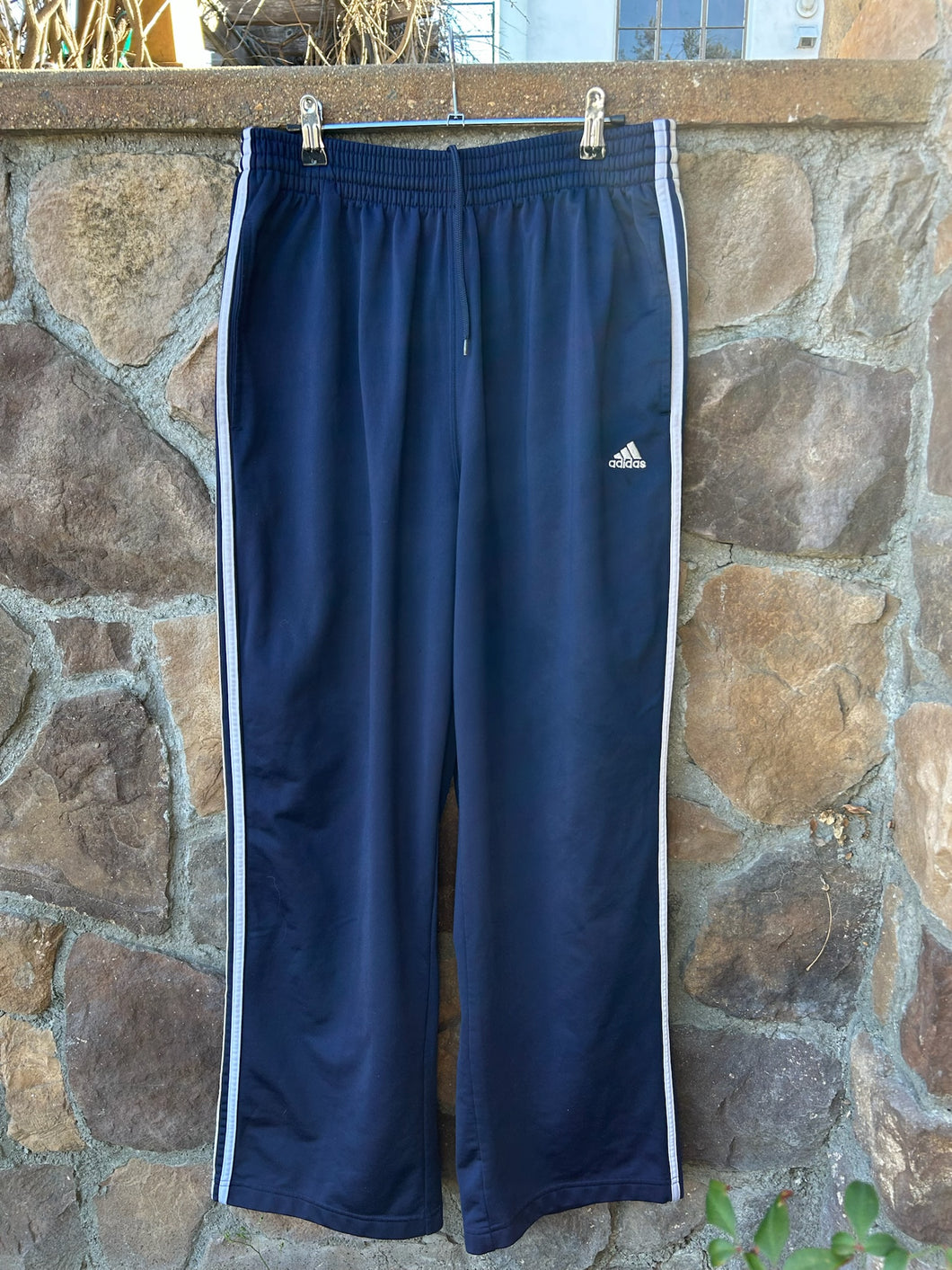 L| Blue Addidas Track Pants