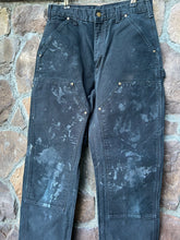 Load image into Gallery viewer, 31| Black Double Knee Carhartt Pants
