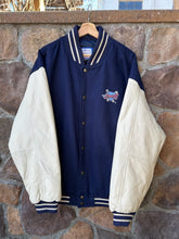 Load image into Gallery viewer, L|90’s Logo Athletic Angels Varsity Jacket
